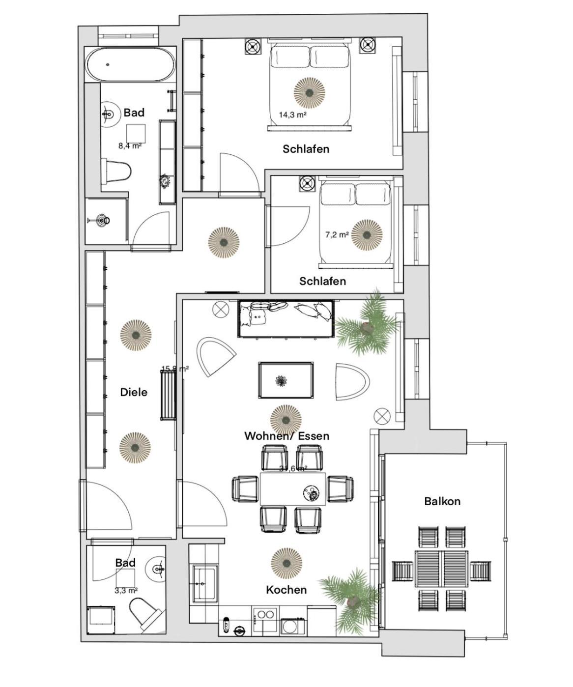 Pineapple Apartments Dresden Zwinger IX - 80 Qm - 1X Free Parking - Bagian luar foto